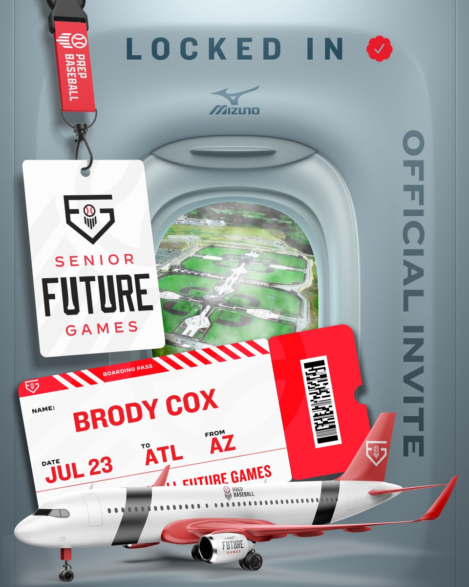 𝐒𝐞𝐧𝐢𝐨𝐫 𝐅𝐮𝐭𝐮𝐫𝐞 𝐆𝐚𝐦𝐞𝐬 | 𝐈𝐧𝐯𝐢𝐭𝐞 𝐀𝐜𝐜𝐞𝐩𝐭𝐞𝐝

‘26 LHP Brody Cox has accepted his invite to represent #Arizona at the 2025 Senior Future Games.

👤 loom.ly/Fm5CNso

#PBSFG25 | @Brody18Baseball