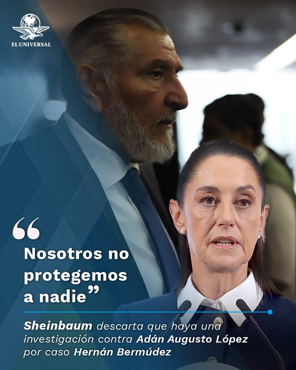 Tras darse a conocer una orden de aprehensión contra Hernán Bermúdez Requena, exsecretario de Seguridad de Tabasco, durante el mandato de Adán Augusto López, la presidenta Claudia Sheinbaum aseguró que no hay ninguna investigación contra el senador
eluniversal.com.mx/nacion/sheinba…