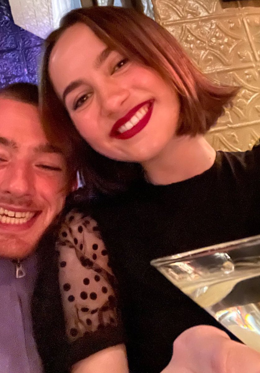 maudescat's tweet image. chemistry so strong the actors had their own little date in the night of the ship’s most anticipated and romantic episode and watched it together