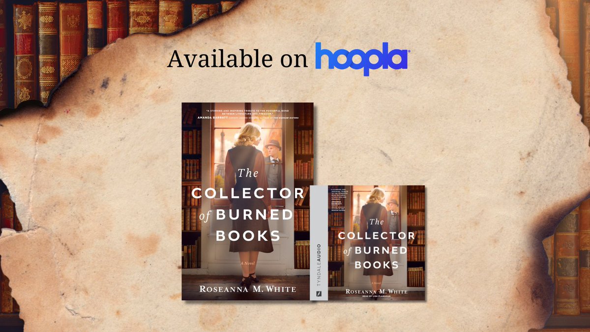 hooplaDigital's tweet image. In this gripping World War II historical fiction, two people form an unlikely friendship and use the power of words to defend truth against those who seek to erase it. Borrow now for #freewithlibrarycard! 🕰️📚 hoopla.app.link/fsKa4BgqGUb #thecollectorofburnedbooks @RoseannaMWhite