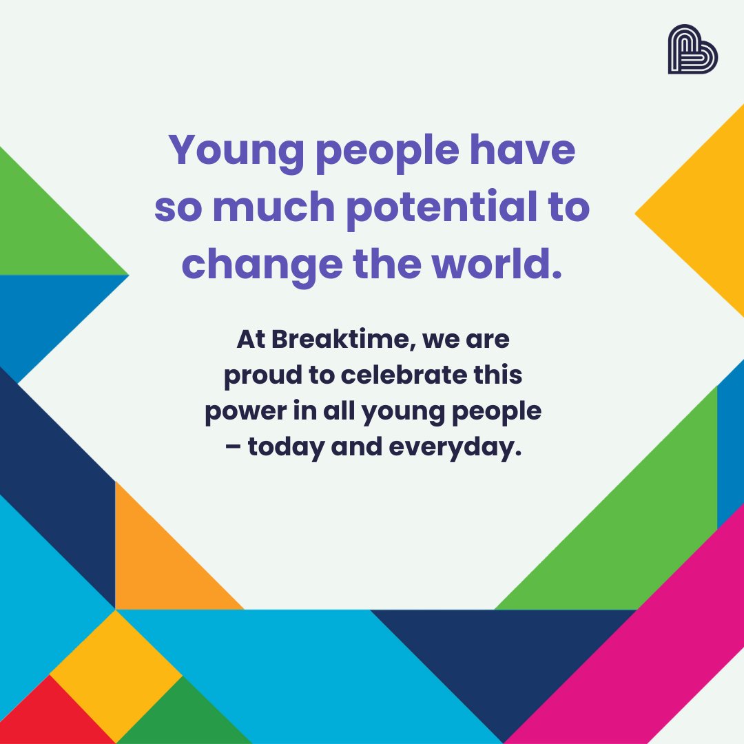 🧰 Today is recognized as #WorldYouthSkillsDay to celebrate the importance of equipping young people with skills for employment and entrepreneurship. 

At Breaktime, we are proud to believe in the power and potential in all young people. 💙