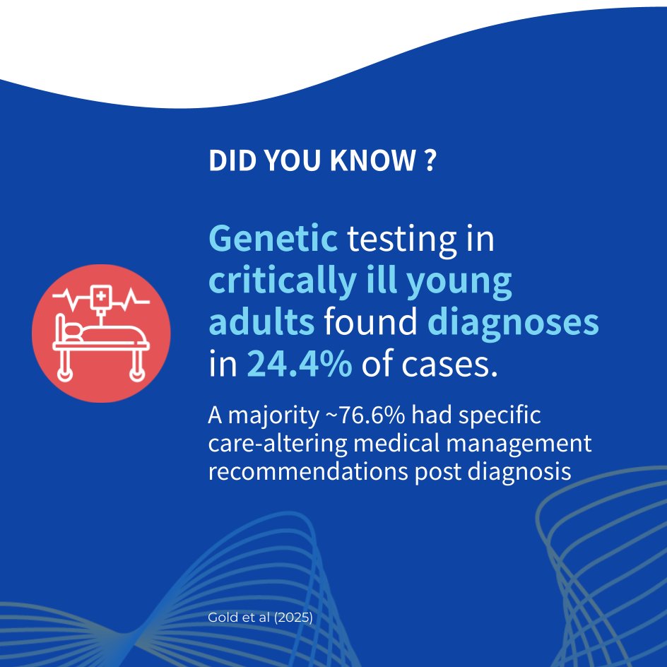 vinodscaria's tweet image. Genetic testing in critically ill young adults found diagnoses in 24% of cases—most were previously unknown and could change care
cell.com/ajhg/fulltext/…