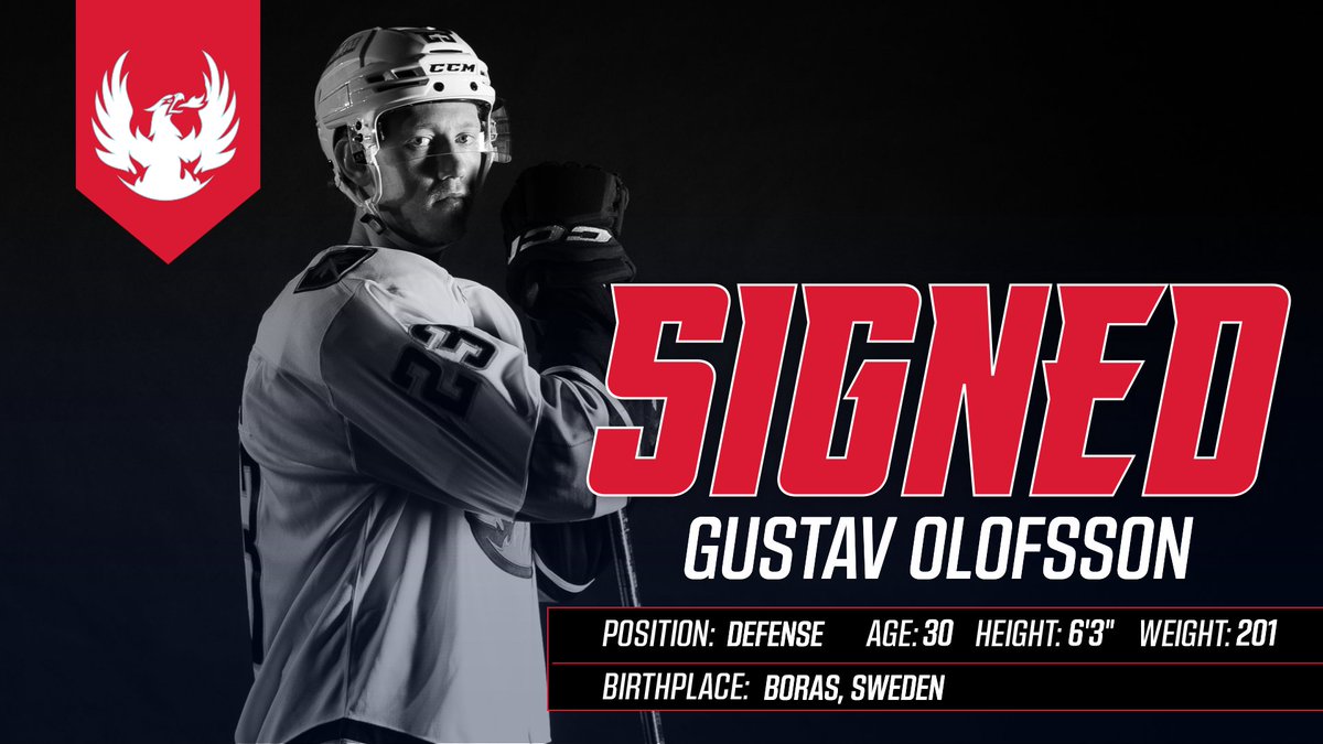 NEWS: The #CVFirebirds have signed defenseman Gustav Olofsson to a two-year AHL contract.

Welcome back, Goose!

Read more here: bit.ly/44xzZje