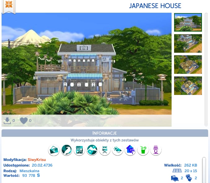 Noctis_Vespera's tweet photo. I know everyone is busy building magical cozy houses for fairies, but mentally I'm still on Komorebi Mountain ๐ญ I love this style too much ๐ฅน๐ซถ @TheSims
#TheSims #TheSims4 #ShowUsYourBuilds
#simsshare #sims https://t.co/QOpc7KoRex