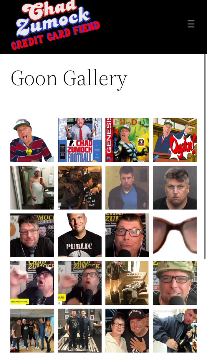 DebLVP's tweet image. 🤣🤣 Just saw I made the @chadzumock Goon Gallery over at the chadzumockcomedy.com page. That was my laugh of the day. You jealous @Doodle924?