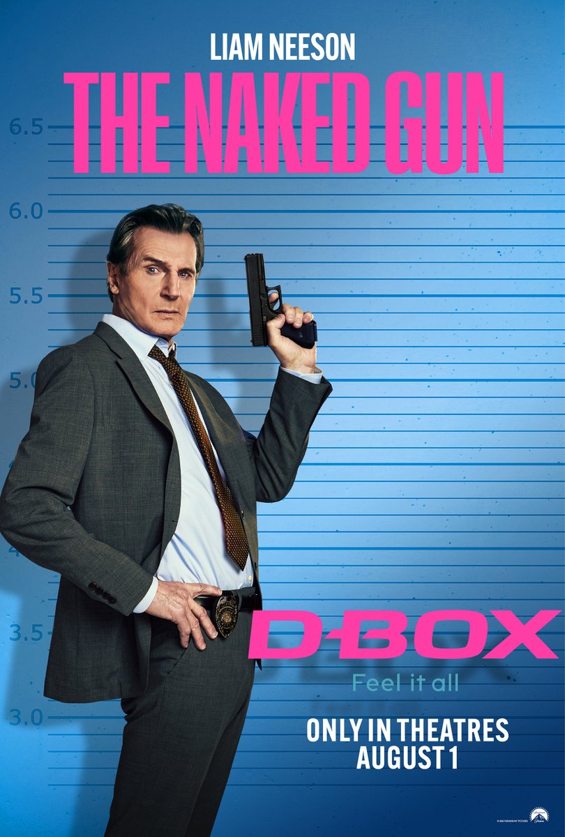 dboxtech's tweet image. #NakedGun hits the big screen on August 1.
🎟️ Feel the madness in D-BOX — Tickets now on sale. hubs.la/Q03x515Q0
//
#NakedGun débarque sur grand écran le 1er août.
🎟️ Vivez cette folie en D-BOX. Billets en vente maintenant. hubs.la/Q03x4TFc0