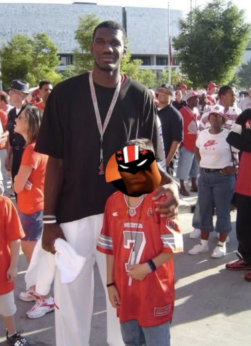 Been a fan for much longer but here is the Bat with High School recruit Greg Oden with David Lighty on the right in 05