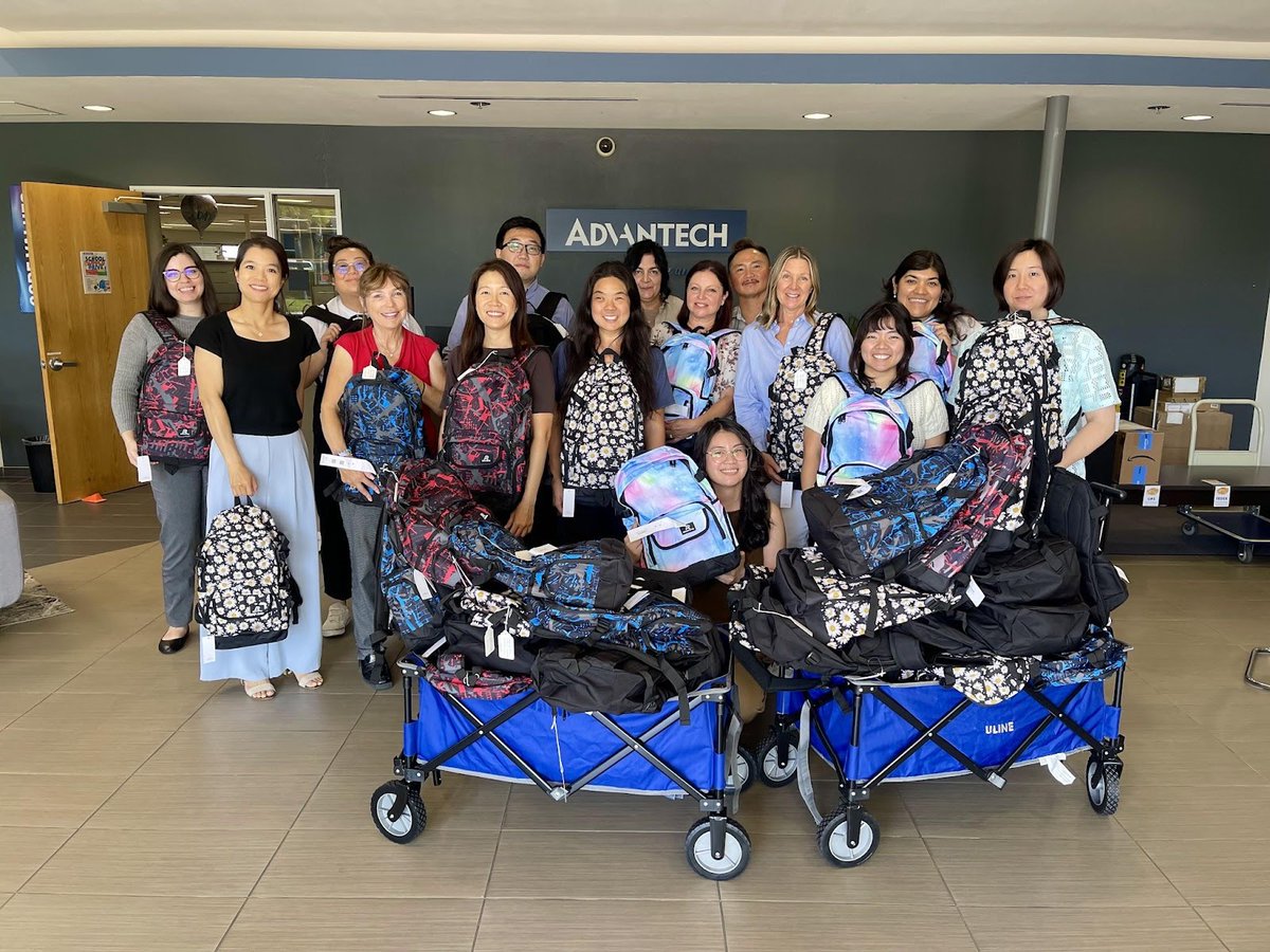 Advantech_USA's tweet image. 🎒 A4C partnered with @THShelter for their Back-to-School Drive! We packed 60 backpacks for incoming 1st graders to start the year strong.
💛 Huge thanks to our volunteers &amp;amp; donors for making it happen!
Support continues: thomashouseshelter.org/events/back-to…
#AdvantechUSA #A4C