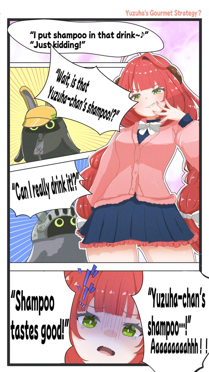 kurone_SC's tweet image. 【柚葉のグルメ大作戦】
福福「ほんとにシャンプーってそんなに美味しいんでしょうか?」
儀玄「見るな。あそこは邪気がヤバい」
#ゼンゼロ #浮波柚葉
#この夏はゼンゼロで
#ZenlessZoneZeroFanart