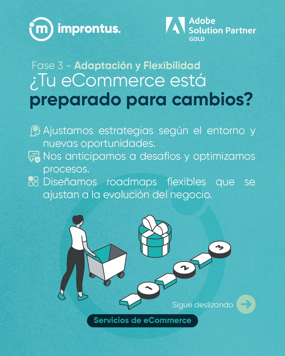 Improntus_'s tweet image. 📍 Sin un roadmap claro, tu eCommerce avanza sin rumbo.
📩 Toma el control del futuro de tu eCommerce.
Conversemos → improntus.com/contacto/?utm_…

#adobepartner #improntus #elevatingdigitalexperience #adobecommerce #roadmap #estrategiadigital #gestiondeproyectos