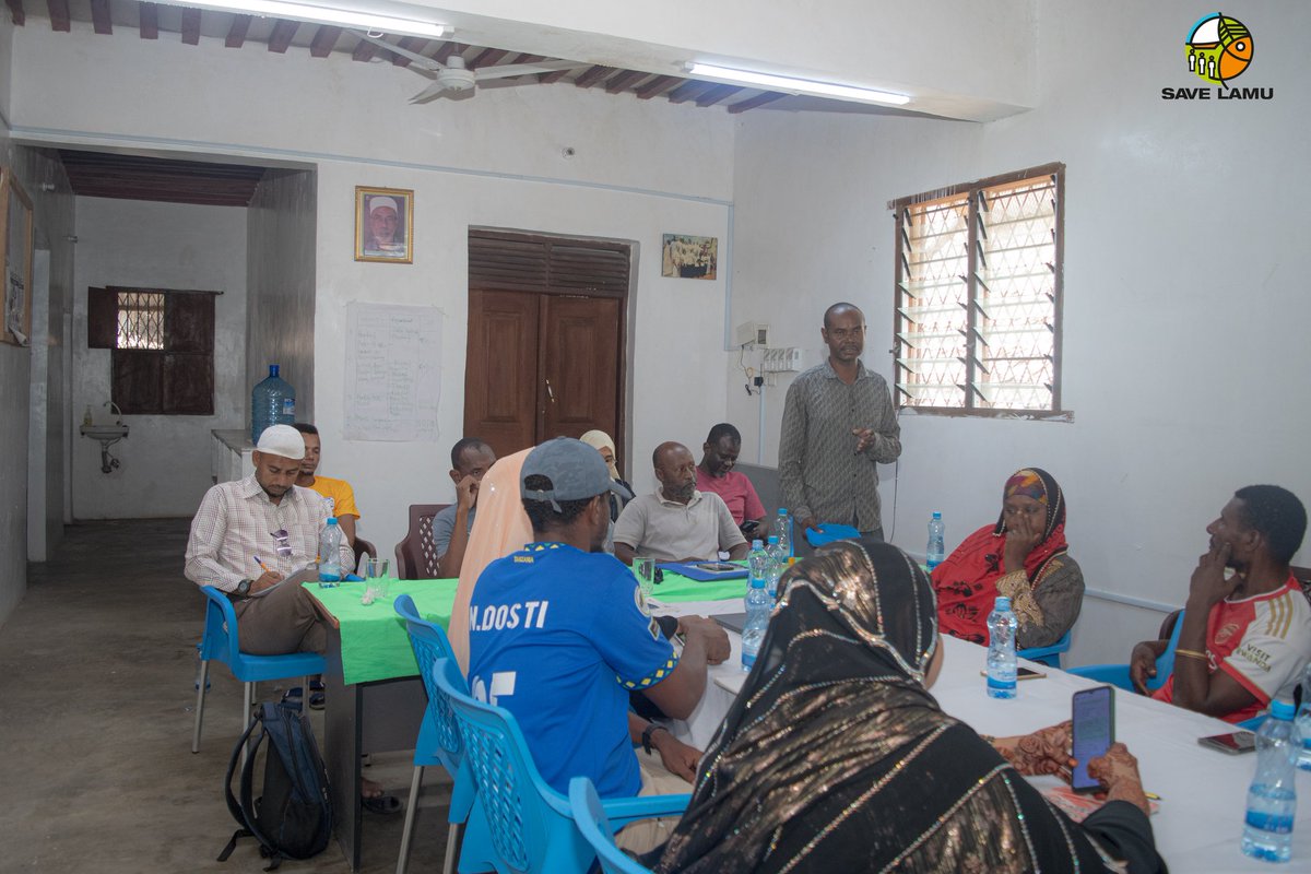 savelamu's tweet image. Save Lamu met with BMU representatives from across Lamu  &amp;amp; our lawyer to review the fishermen compensation case. We shared legal updates &amp;amp; highlighted the community’s proposal for 35% of the total compensation to go directly to affected fishermen. We continue to stand for justice