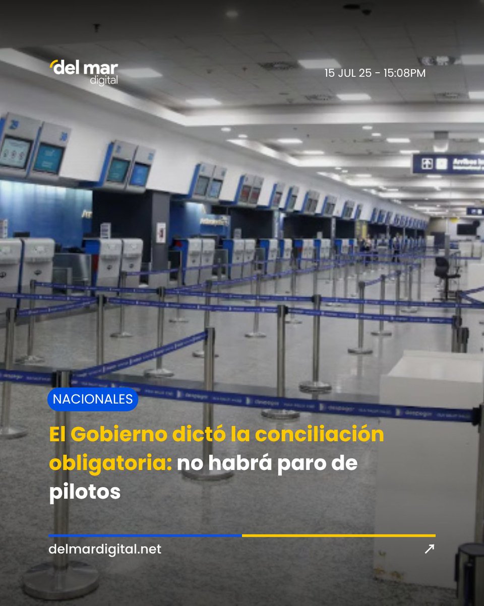 ✈️ No habrá paro de pilotos 

📲 Leé más:
delmardigital.net/el-gobierno-di…
