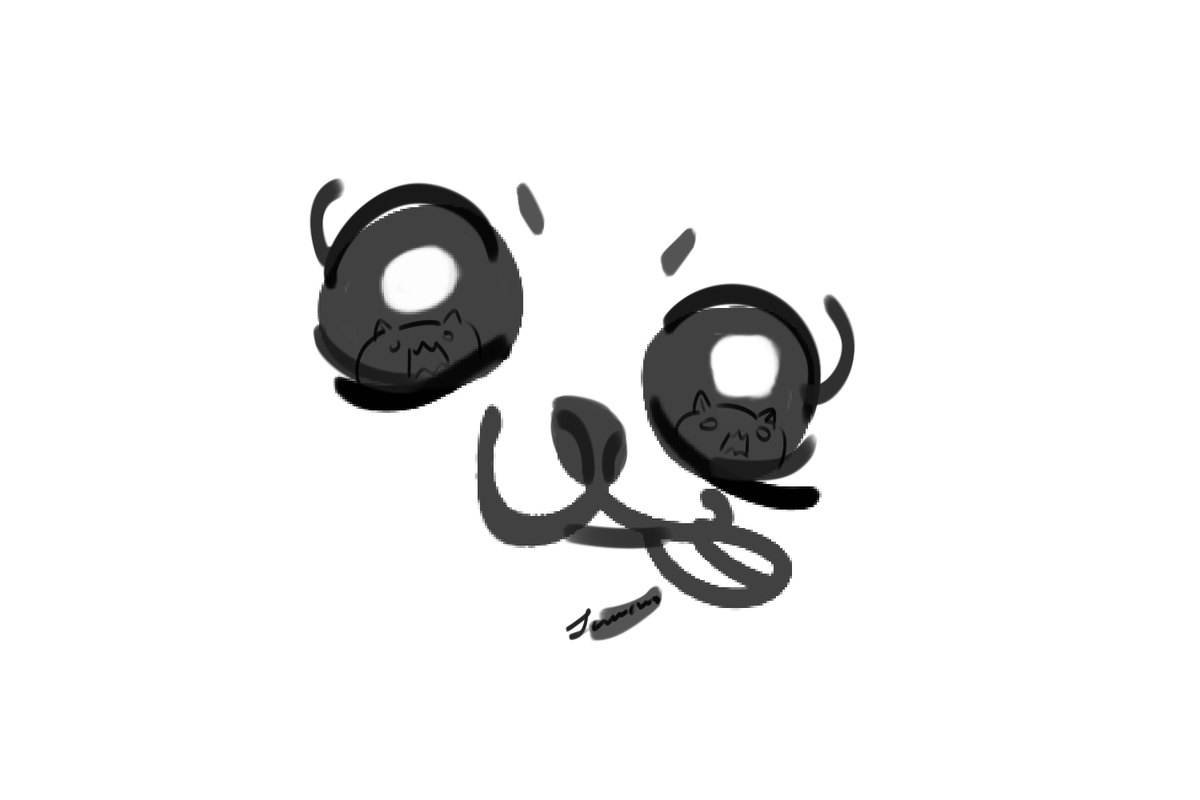 深夜討論
🥔：為什麼我畫的吉不像吉
朋：你畫得不夠醜
　　不夠吉味
...
反正我是被
大大的衝吉了