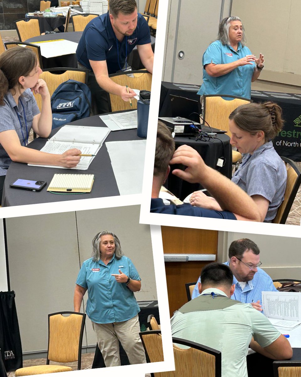 NCForestryAssoc's tweet image. The NCFA is excited to welcome our newest cohort of Forest Worker Credential Instructors! Eight educators attended our workshop at the summer CTE conference in Winston-Salem and received their credential, followed by a tour of Egger Wood Products. Way to go!