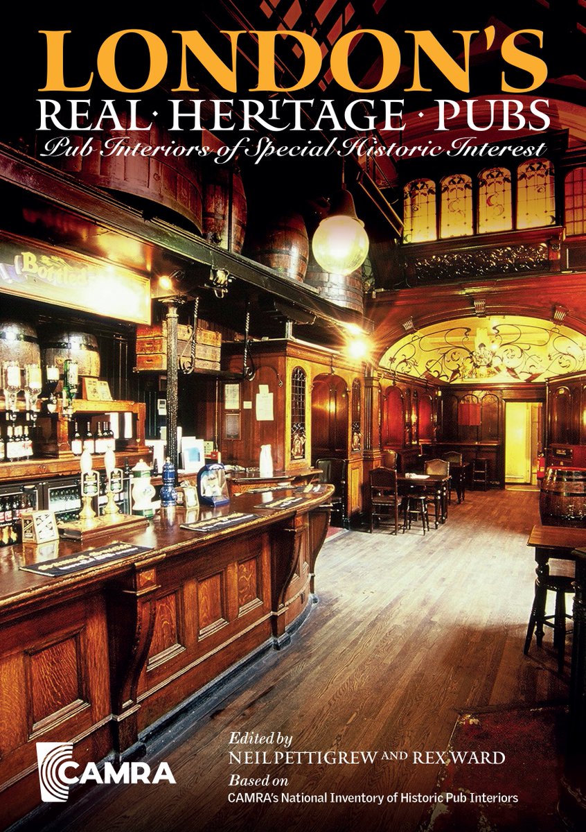 📚The new edition London’s Real Heritage Pubs is will lead you to 249 pubs which have interiors of historic importance.

📖 From rural time-warp inns to Victorian gin palaces, the book champions the need to celebrate &amp; protect pub heritage.

👉Order here: orlo.uk/beY3m
