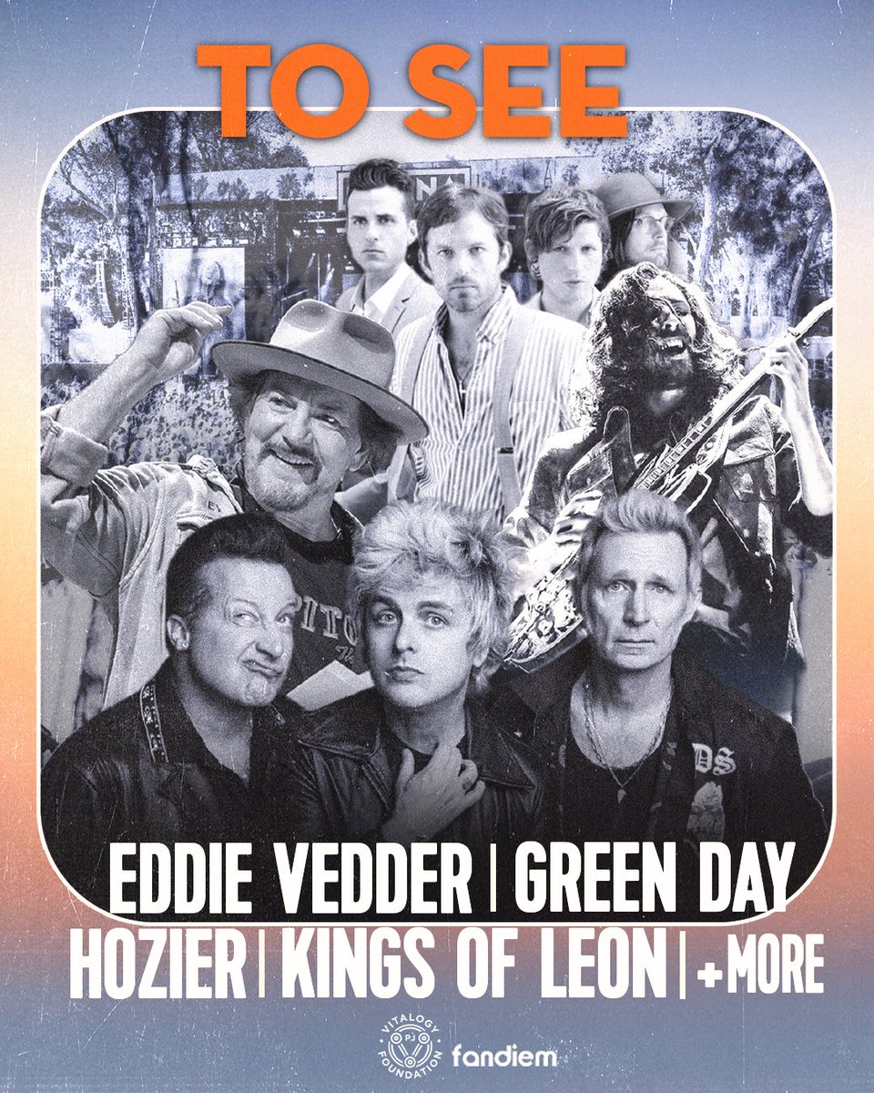 TheOhanaFest's tweet image. Enter to win round trip travel + hotel, two 3-Day VIP passes to see @eddievedder, @greenday, @hozier, @kingsofleon & more, artist lounge passes, an Eddie Vedder-signed poster + a surf lesson for two. Donate to win & support Pearl Jam's Vitalogy Foundation: fandiem.com/ohanafest