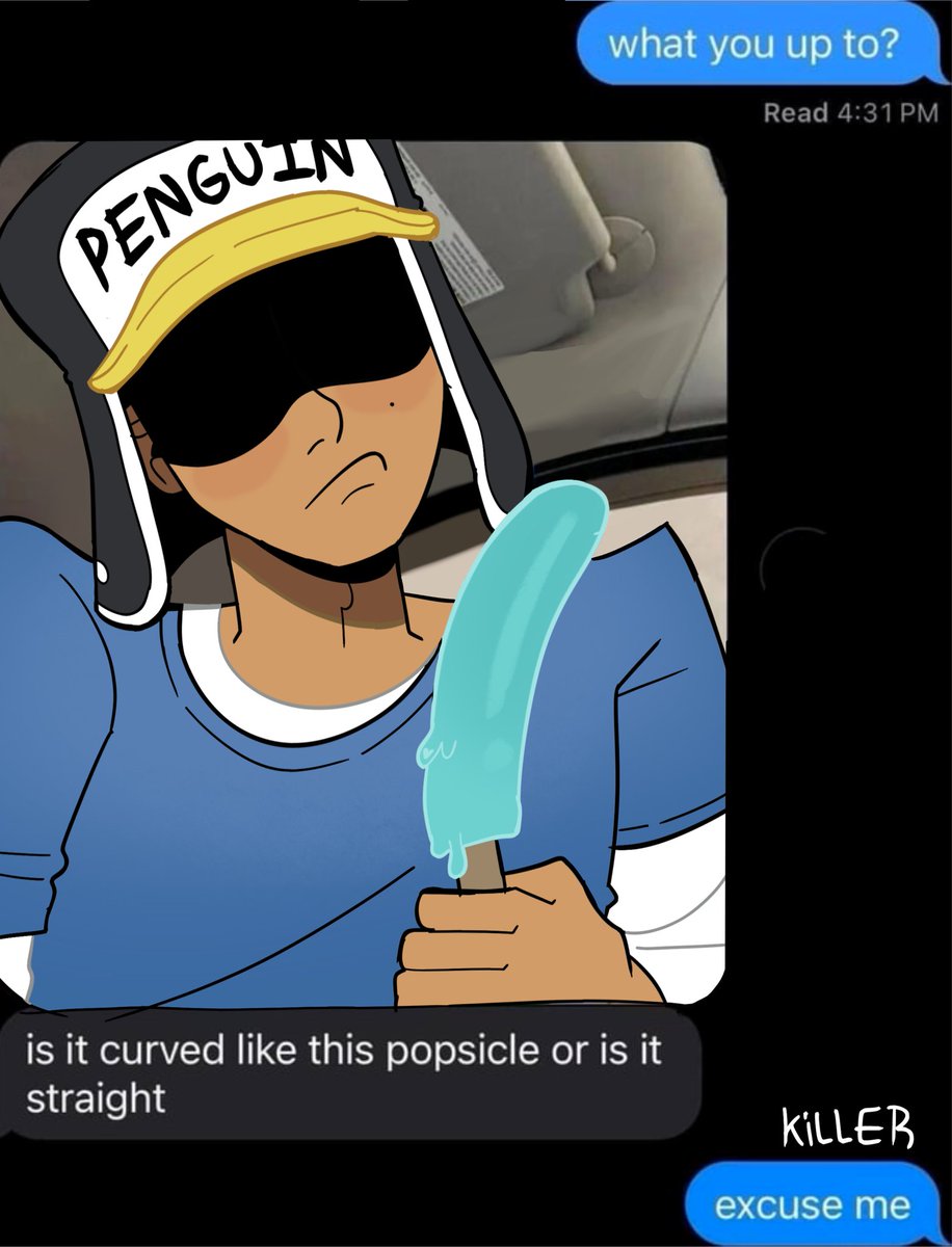 ELBYT3R's tweet image. #kilguin 
Asking the real questions...