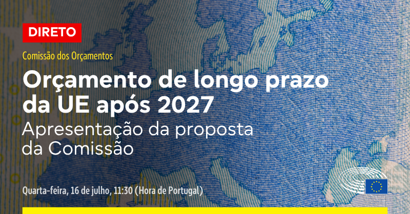 Parlamento Europeu em Portugal (@europarl_pt) on Twitter photo Esta quarta-feira, a partir das 11h30🇵🇹, o Comissário
<a href="/Piotr_Serafin/">Piotr Serafin</a> apresenta a proposta da Comissão Europeia para o orçamento de longo prazo pós-2027 à <a href="/EP_Budgets/">BUDG Committee Press</a>.
📺Acompanha EM DIRETO esta reunião e as declarações dos eurodeputados de seguida➡️europa.eu/!KMYvXv Esta quarta-feira, a partir das 11h30🇵🇹, o Comissário
<a href="/Piotr_Serafin/">Piotr Serafin</a> apresenta a proposta da Comissão Europeia para o orçamento de longo prazo pós-2027 à <a href="/EP_Budgets/">BUDG Committee Press</a>.
📺Acompanha EM DIRETO esta reunião e as declarações dos eurodeputados de seguida➡️europa.eu/!KMYvXv
