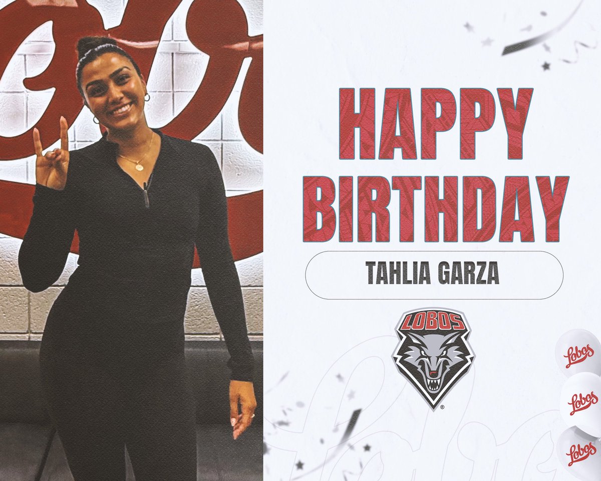 UNMLoboMBB's tweet image. 🎉🎂 HAPPY BIRTHDAY TAHLIA! 🎉🎂
Join us in wishing our Director of Operations a great day!! #GoLobos