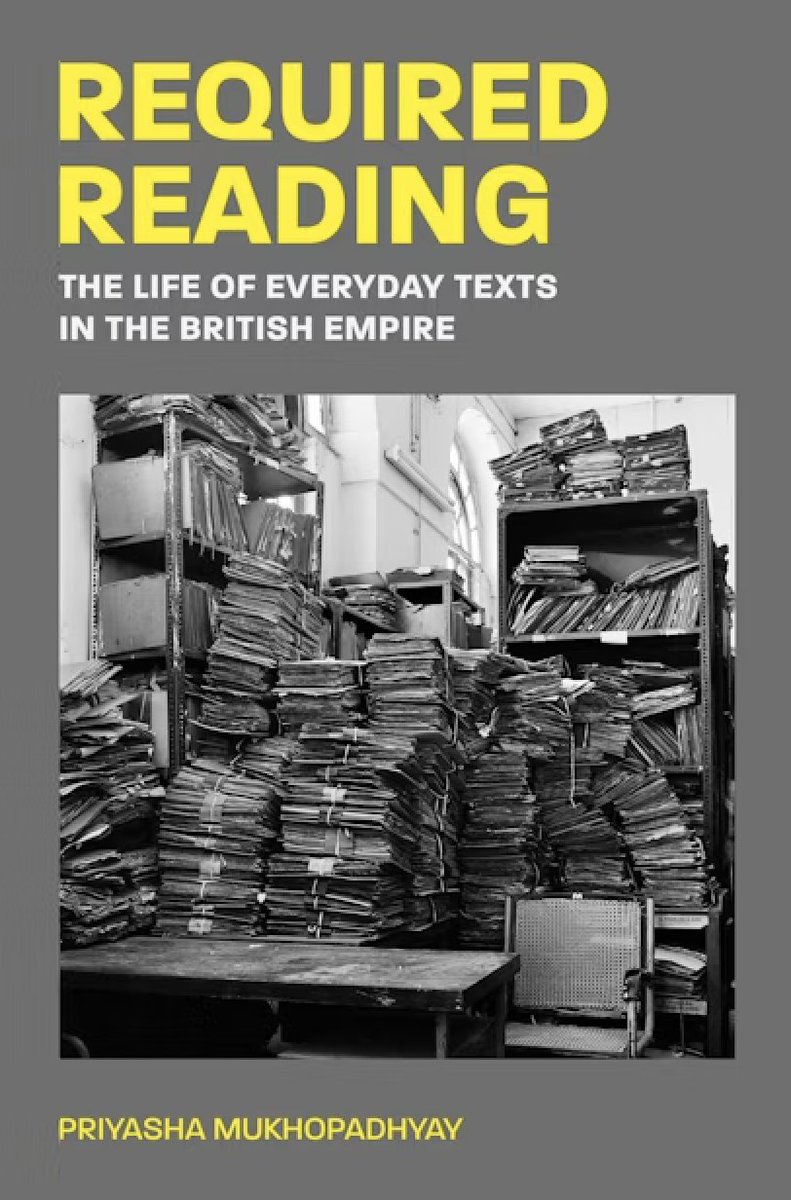 Congratulations to the honorable mention of this year’s <a href="/SHARPorg/">SHARP (@sharporg@hcommons.social)</a> Book History Prize, Priyasha Mukhopadhyay, for REQUIRED READING: THE LIFE OF EVERYDAY TEXTS IN THE BRITISH EMPIRE <a href="/PrincetonUPress/">Princeton University Press</a> #SHARP2025