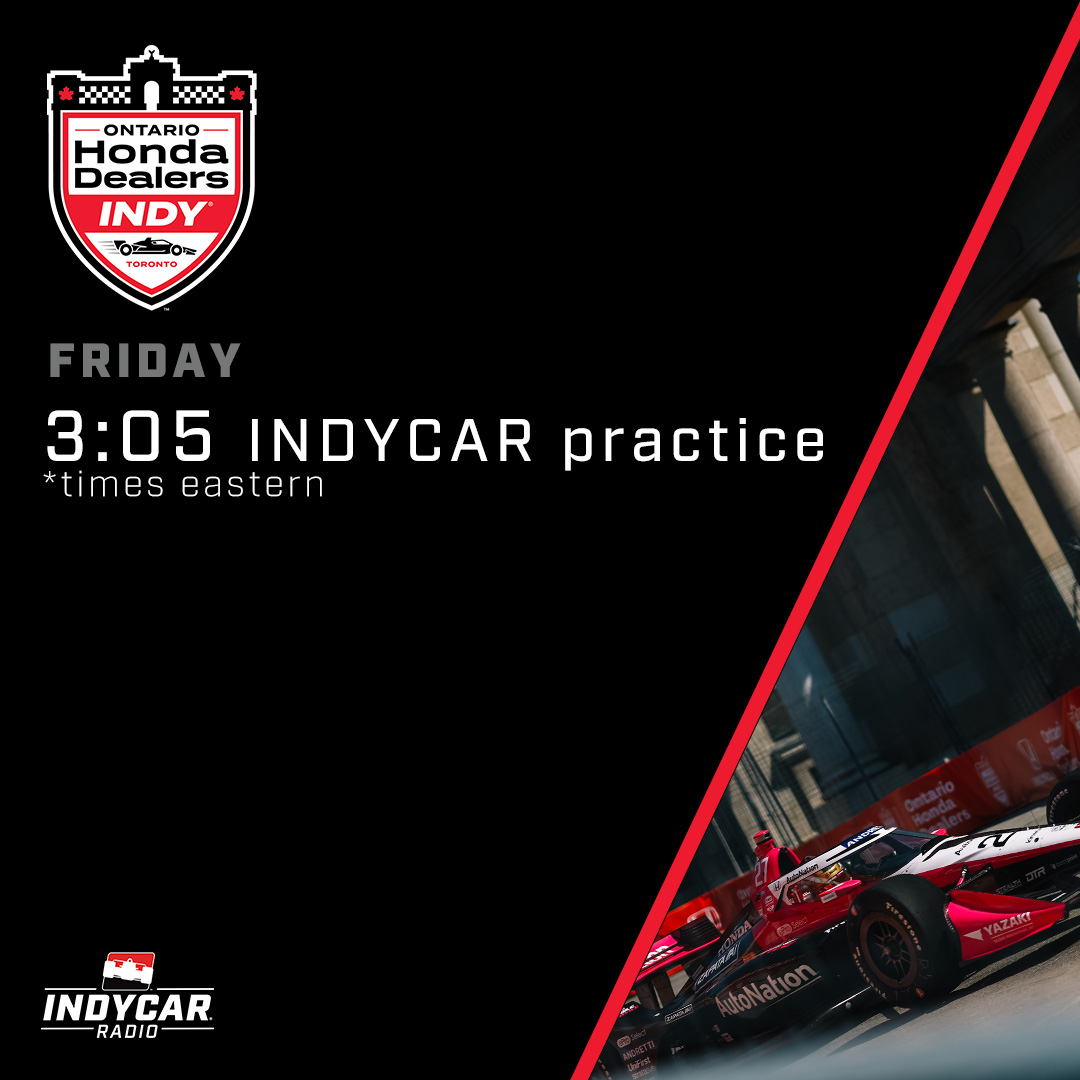 IndyCarRadio's tweet image. One practice session on tap today for the @hondaindy
Knock off early and follow along at indycar.com/leaderboard
#INDYCAR #INDYTO