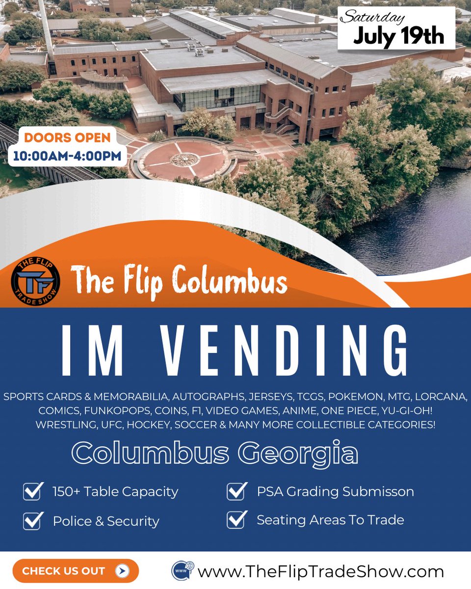 FlipTradeShow's tweet image. Vending Graphic! Anyone who is attending please share on story and profile to get the word out!
If You or Know Someone that would like to become a vendor at our next show!
Please Email US
Email- TheFlipTradeShow@Gmail.com
Or
Check Out Our Website
thefliptradeshow.com
