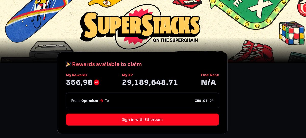 yichuan_drive's tweet photo. Peanut-butter $OP rewards from the #SuperStacks campaign powered by @Optimism 🔴
💡 I could have found much better place for $20k liquidity and earn triple from the amount of $OP I received...
📝 Lesson learned
Claim/Check here 👉 https://t.co/7kSTus6ULm
💡 But if $OP was $3, it wouldn't look so pitiful😅