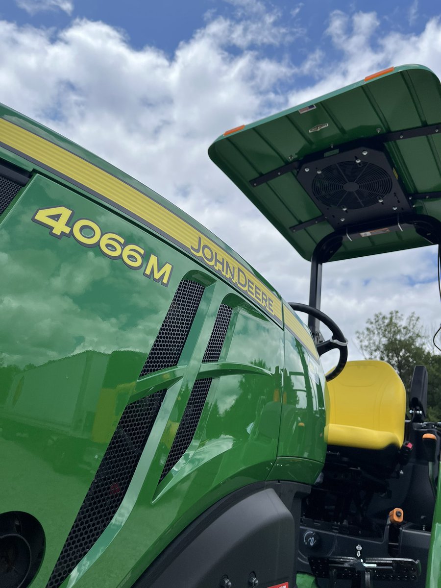 Big power, hydrostatic drive, floatation tires too.  John Deere’s 4066 will get the job done!  Everyone <a href="/RevelsTractor/">Revels</a> appreciates our Virginia Turf Managers