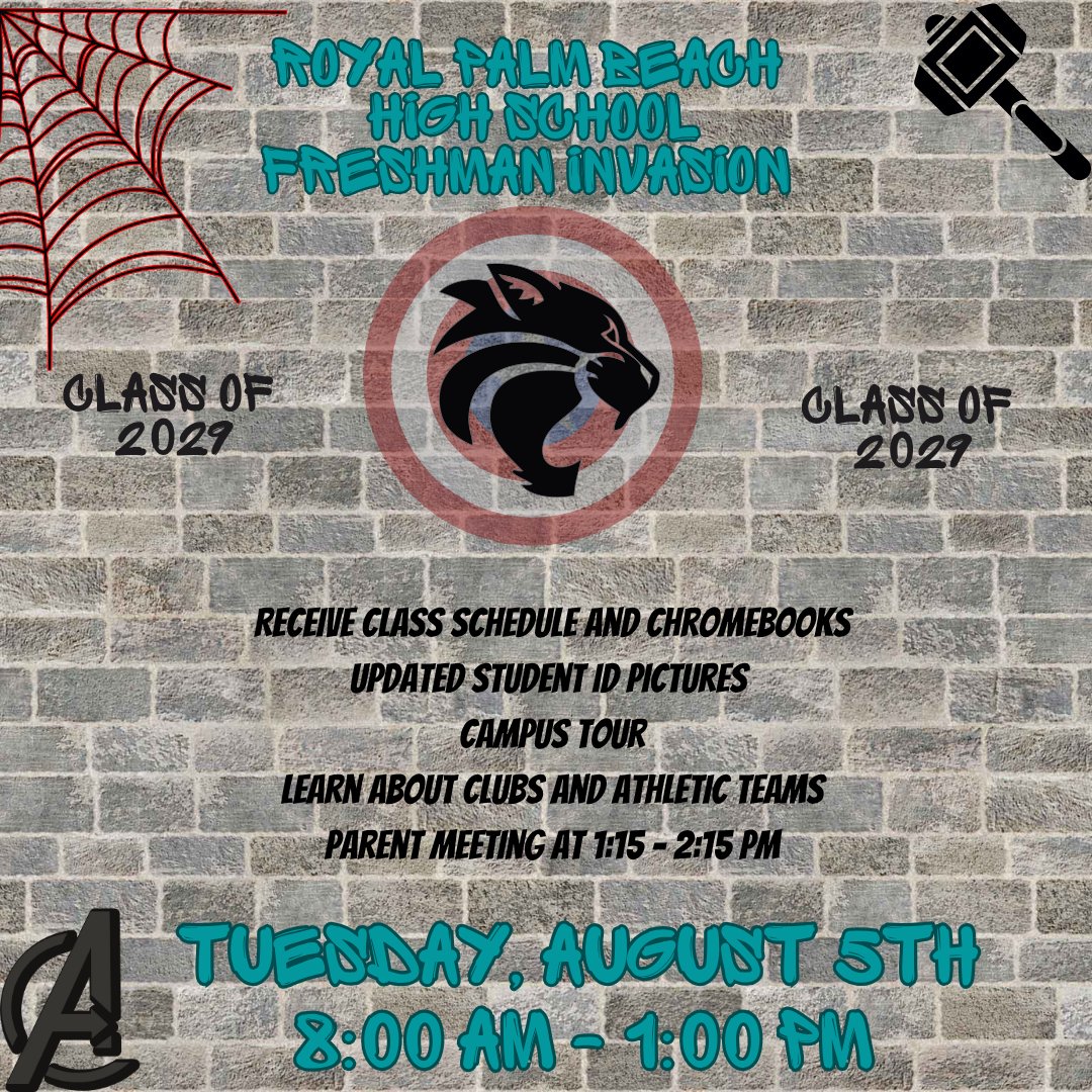 RPBHSOfficial's tweet image. Contact Mrs. McCuish with questions 
katherine.mccuish@palmbeachschools.org