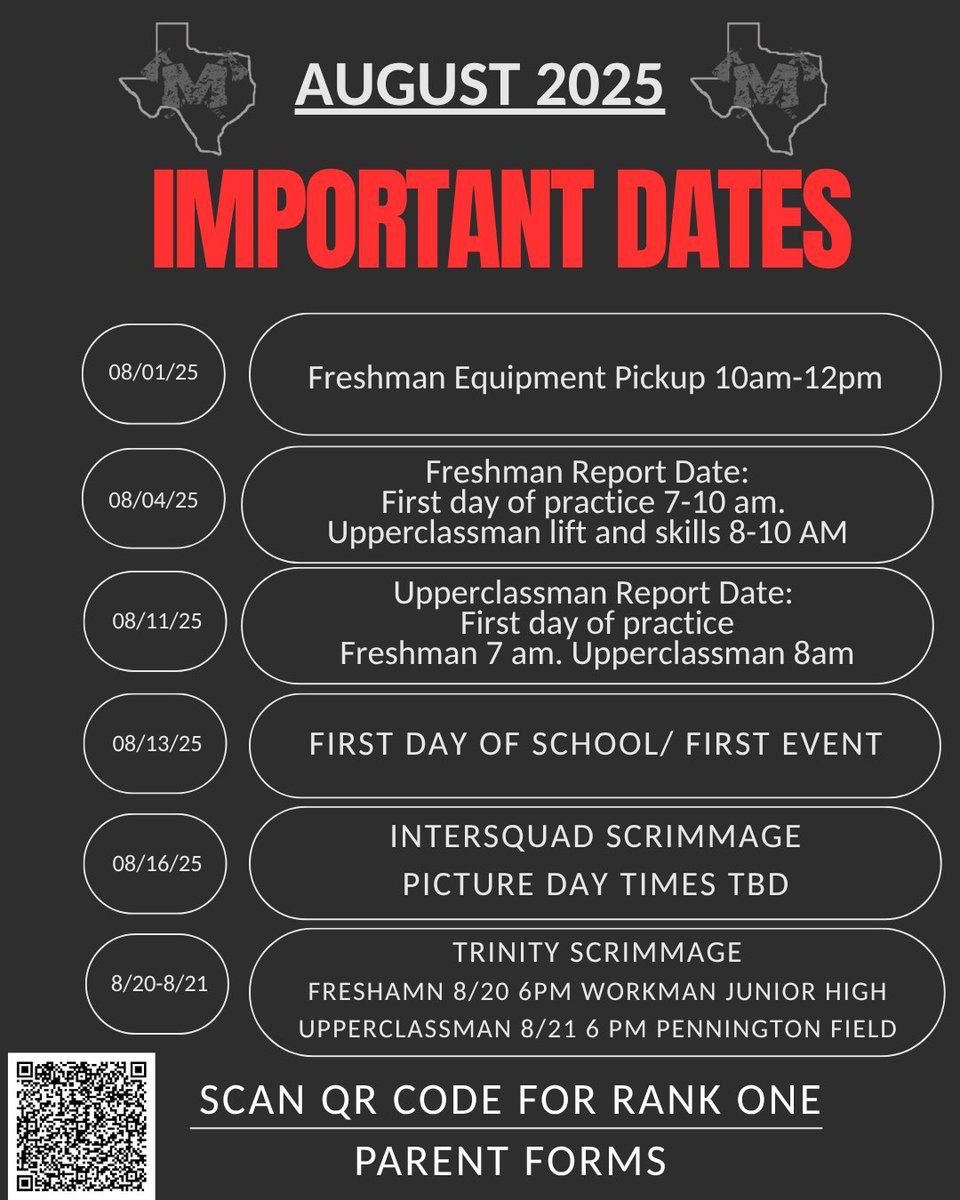 Martin_Football's tweet image. Important dates for August. Almost that time! #DTP #Zone6