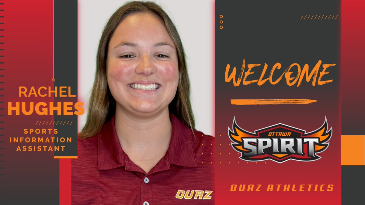 OUAZSpirit's tweet image. OUAZ Athletics would like to officially welcome Rachel Hughes as a Sports Information Assistant!
#WeAreOUAZ