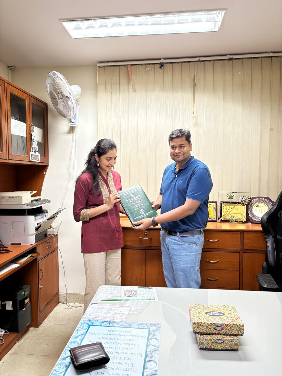 NidhiGa90402487's tweet image. Thesis submitted! ✅ I am very grateful for the guidance and support provided by my supervisor @apslab_nipgr  and co-supervisor Dr. Ananda K. Sakar.