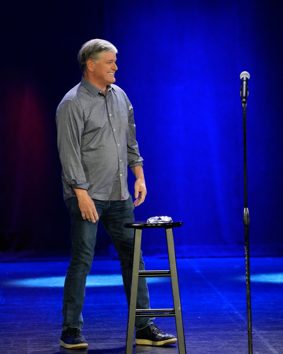 foxnation's tweet image. America, this is your comedy hour. Stream 'Punchlines and Patriots' with @seanhannity and @jimmyfailla now on Fox Nation. bit.ly/40ijSU5