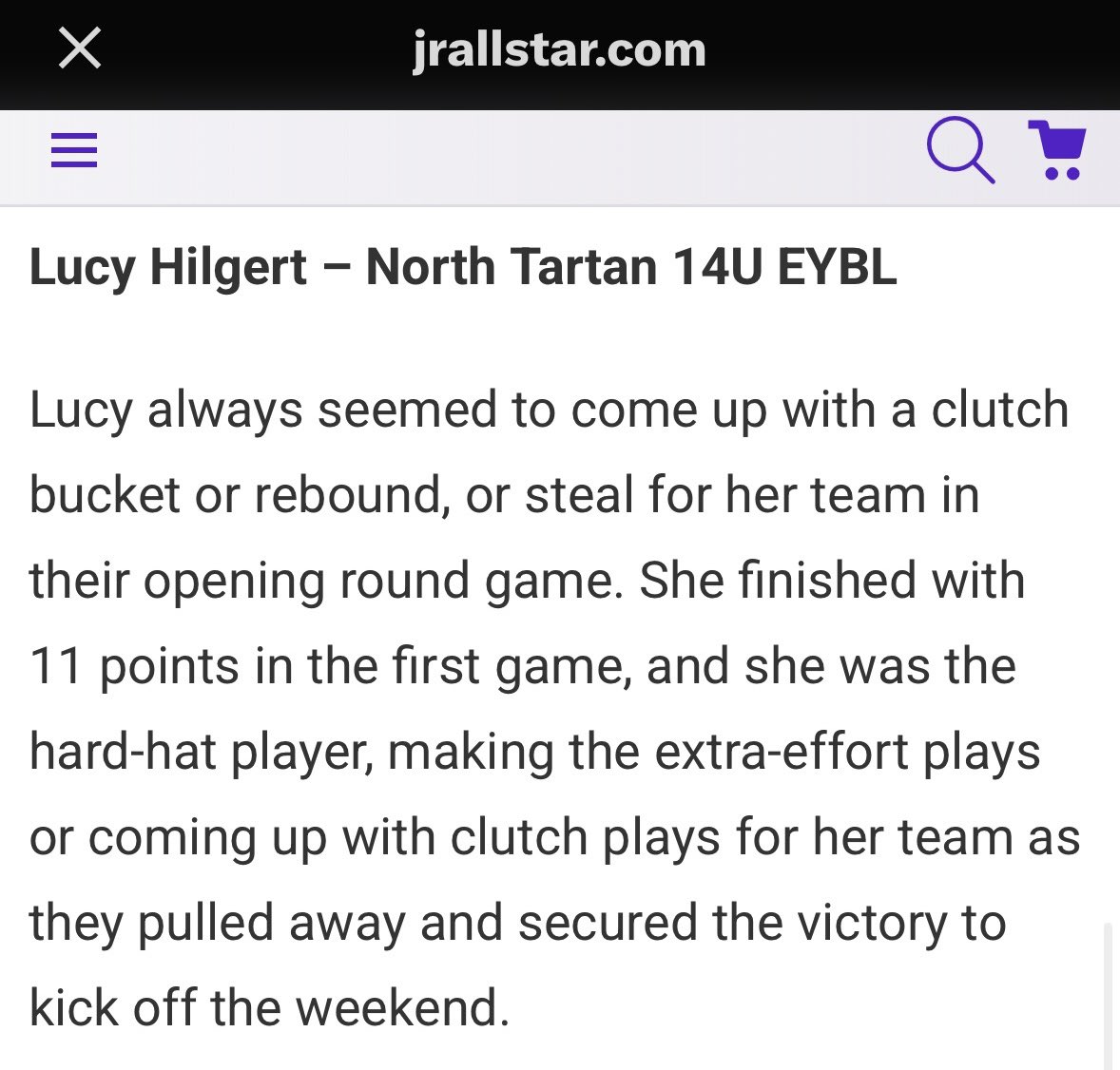 Lucy Hilgert (@lucyhilgert2029) on Twitter photo Thank you for the write up! We have a great team!!! <a href="/JrAllStarBB/">Jr. All-Star Girls Basketball</a> <a href="/JrAllStarMN/">Minnesota Jr. All-Star GBB</a> <a href="/EricJrAllStar/">EricJrAllStar</a> <a href="/GMacHoops/">Grant McGinnis</a> <a href="/NorthTartan/">North Tartan</a> <a href="/GbbStorm/">Chanhassen Storm Girls Basketball</a> Thank you for the write up! We have a great team!!! <a href="/JrAllStarBB/">Jr. All-Star Girls Basketball</a> <a href="/JrAllStarMN/">Minnesota Jr. All-Star GBB</a> <a href="/EricJrAllStar/">EricJrAllStar</a> <a href="/GMacHoops/">Grant McGinnis</a> <a href="/NorthTartan/">North Tartan</a> <a href="/GbbStorm/">Chanhassen Storm Girls Basketball</a>