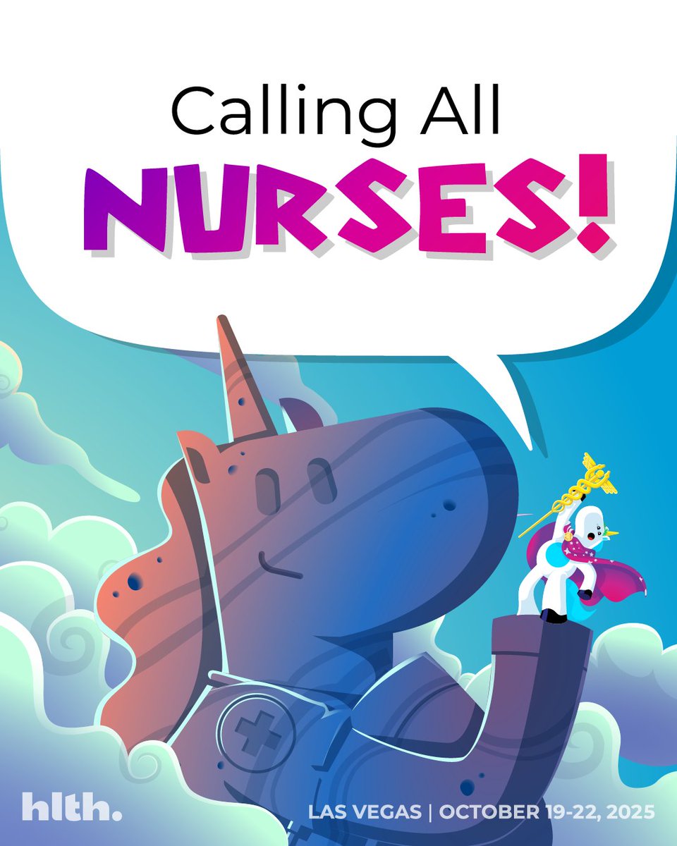 Join us this October for #HLTHUSA, an experience built to elevate nurse voices and drive real progress across care delivery, technology, and workforce culture.

You deserve a seat at the table, and we saved you one. hlth.com/2025event/nurs…