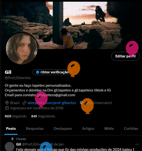 Prof_Gilbertos's tweet image. Mamãe saiu, balão subiu