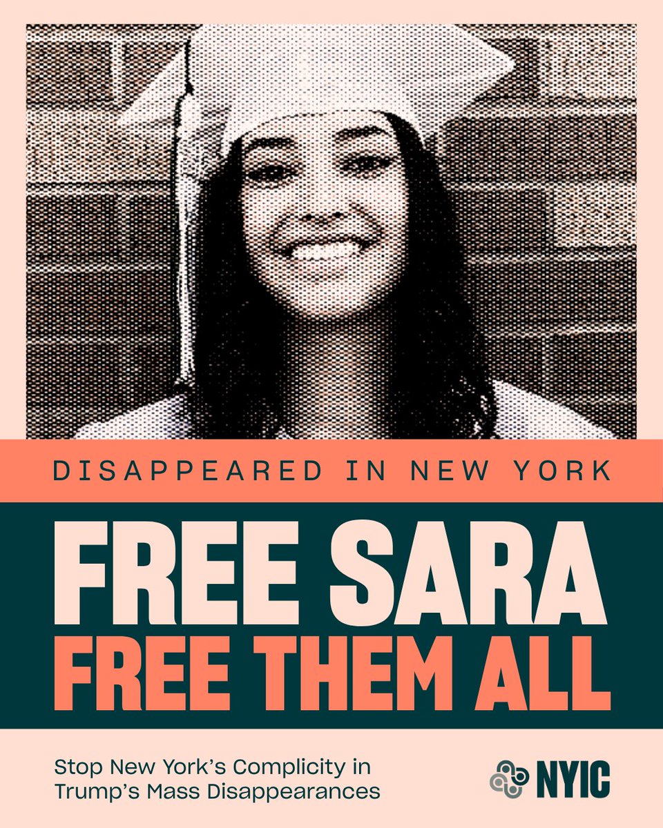 🚨 DISAPPEARED IN NEW YORK: Sara is an honors college student at Suffolk County Community College who was taken with her mother from their home in Long Island. Sara has Special Immigrant Juvenile status and was pursuing a green card. She was separated from her fiancé and brother.