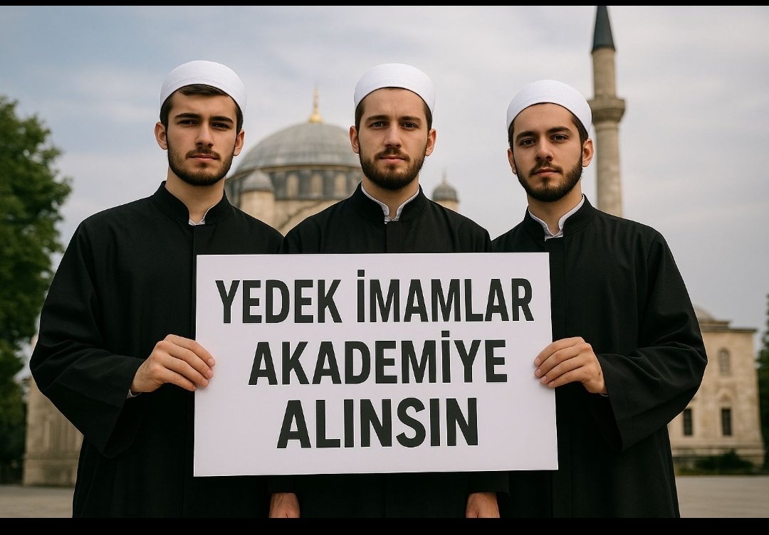 🎙️ Selalarıyla meydanları titreten bu milletin evlatlarıyız.
Biz yedek imamlar görev istiyoruz.
Mihraplar boş kalmasın!
#DiyanetYedekleriAta
<a href="/RTErdogan/">Recep Tayyip Erdoğan</a> <a href="/DIBAliErbas/">Prof. Dr. Ali Erbaş</a> @DiyanetBasin <a href="/NumanKurtulmus/">Numan Kurtulmuş</a> <a href="/aysebohurler/">Ayşe Böhürler</a>  <a href="/HMBakanligi/">T.C. Hazine ve Maliye Bakanlığı</a> <a href="/memetsimsek/">Mehmet Simsek</a>  <a href="/_cevdetyilmaz/">Cevdet Yılmaz</a> <a href="/dbdevletbahceli/">Devlet Bahçeli</a>