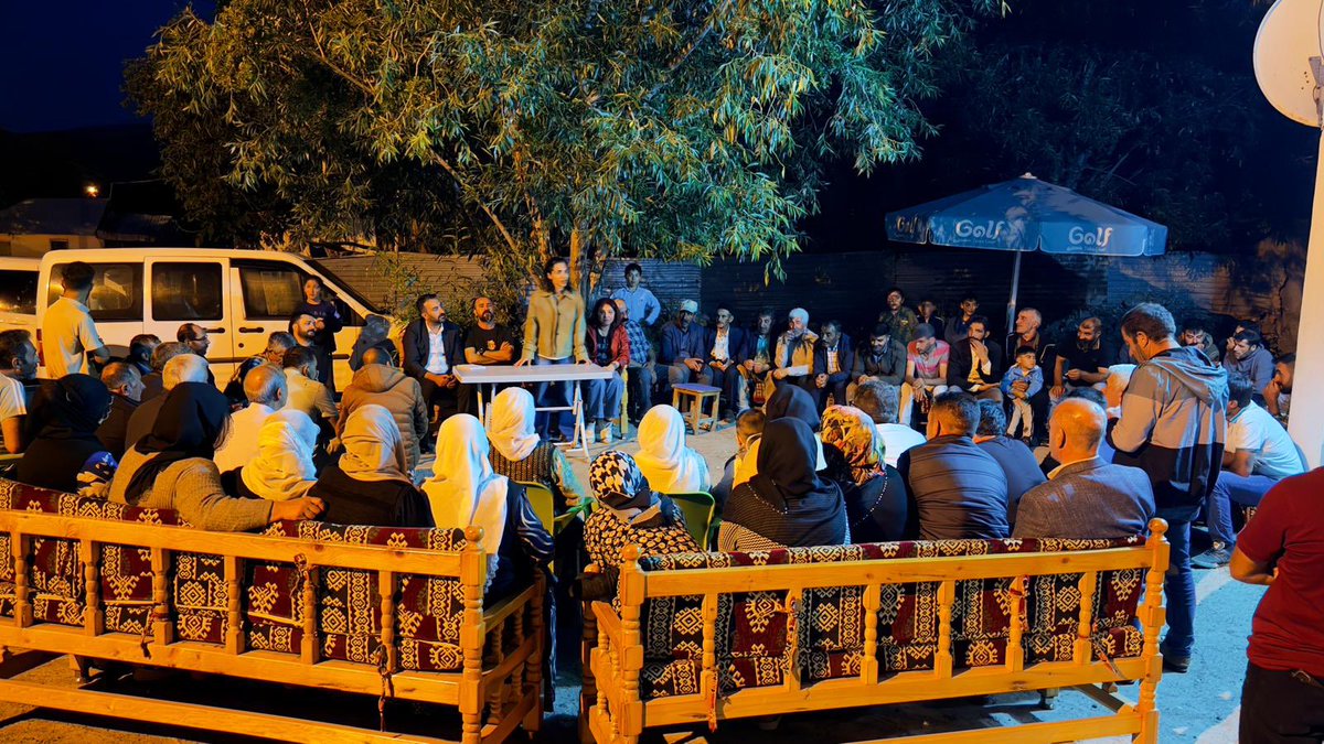 📍Kargapazar

Barış ve Demokratik Toplum Çağrısı’nı sahiplenmeye devam ediyoruz.

Her gün, her an, her yerde halkımızla bir araya gelerek bu tarihi dönemin bizlere yüklediği Barış’ın İnşası ve Barış’ın Toplumsallaşması görevini yerine getirmenin gayreti içerisindeyiz.