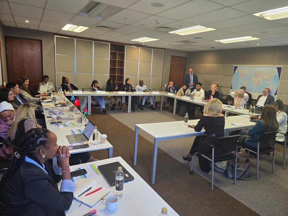 Liubov Abravitova (@lubovabravitova) on Twitter photo Today, I had the honour of speaking at the South Africa/Finland Youth Peace Mediation Mentoring Programme in Pretoria, hosted by <a href="/DIRCO_ZA/">DIRCO South Africa</a> about
“The Reality of Violent Conflict” and impact of Russia’s full-scale invasion on Ukrainian youth. Today, I had the honour of speaking at the South Africa/Finland Youth Peace Mediation Mentoring Programme in Pretoria, hosted by <a href="/DIRCO_ZA/">DIRCO South Africa</a> about
“The Reality of Violent Conflict” and impact of Russia’s full-scale invasion on Ukrainian youth.