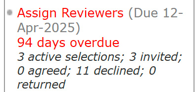 Authors are often dismayed by the time taken to review manuscripts. Remember, we rely on your colleagues with expertise in the field to review...