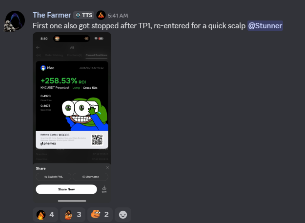 Stunner (@stunnertalks) on Twitter photo $KNC really moved heavy today.
Felt good seeing not just me, but others in <a href="/TopTierSignals/">Top Tier Signals</a> catching it too.
Always hits different when the whole fam eats together.
Pull up if you're tryna grow with us discord.gg/jDPN2pS6GA $KNC really moved heavy today.
Felt good seeing not just me, but others in <a href="/TopTierSignals/">Top Tier Signals</a> catching it too.
Always hits different when the whole fam eats together.
Pull up if you're tryna grow with us discord.gg/jDPN2pS6GA