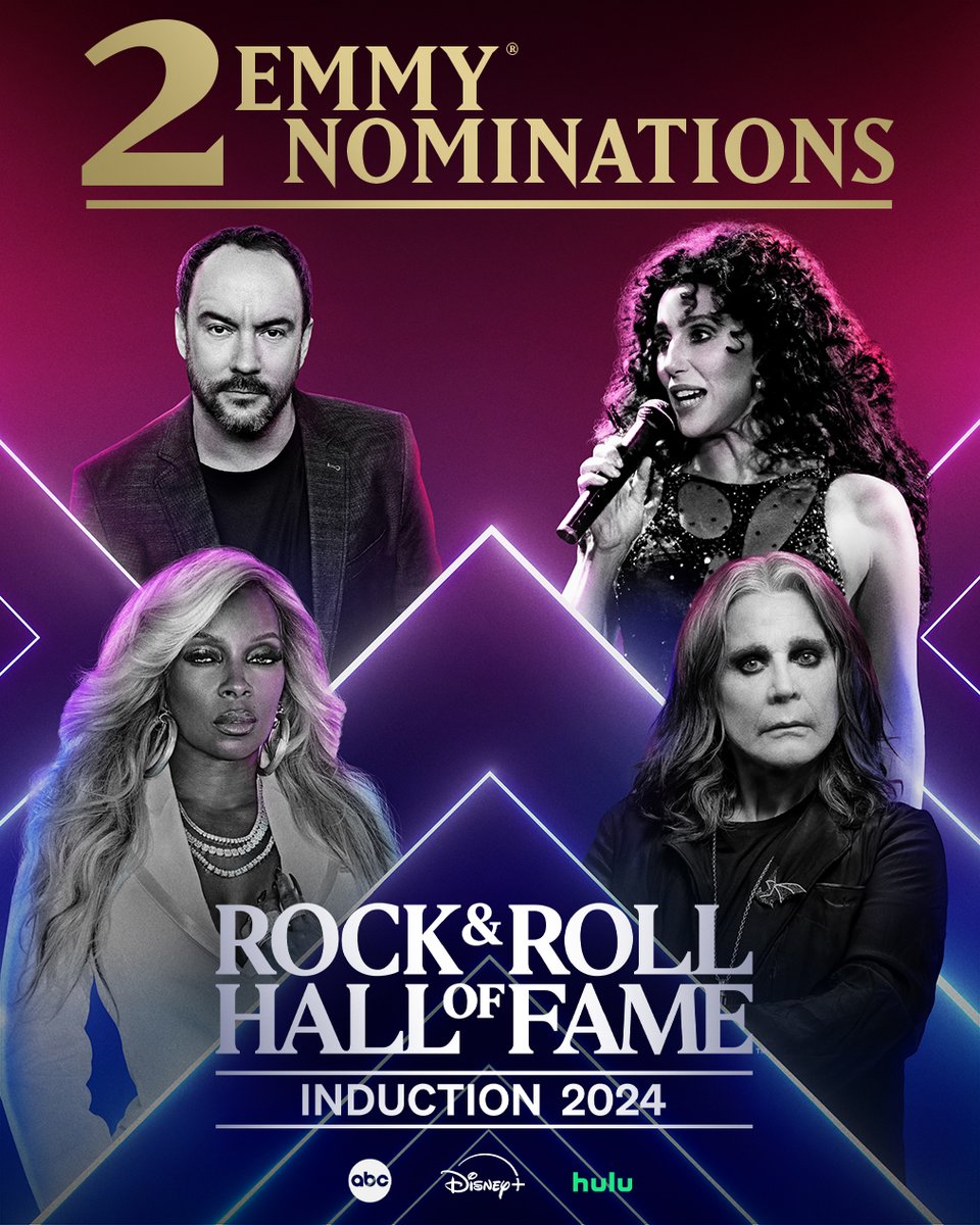 ABCNetwork's tweet image. .@rockhall is thrilled to be nominated for two #Emmys. 🎉 #EmmyNoms #Emmy