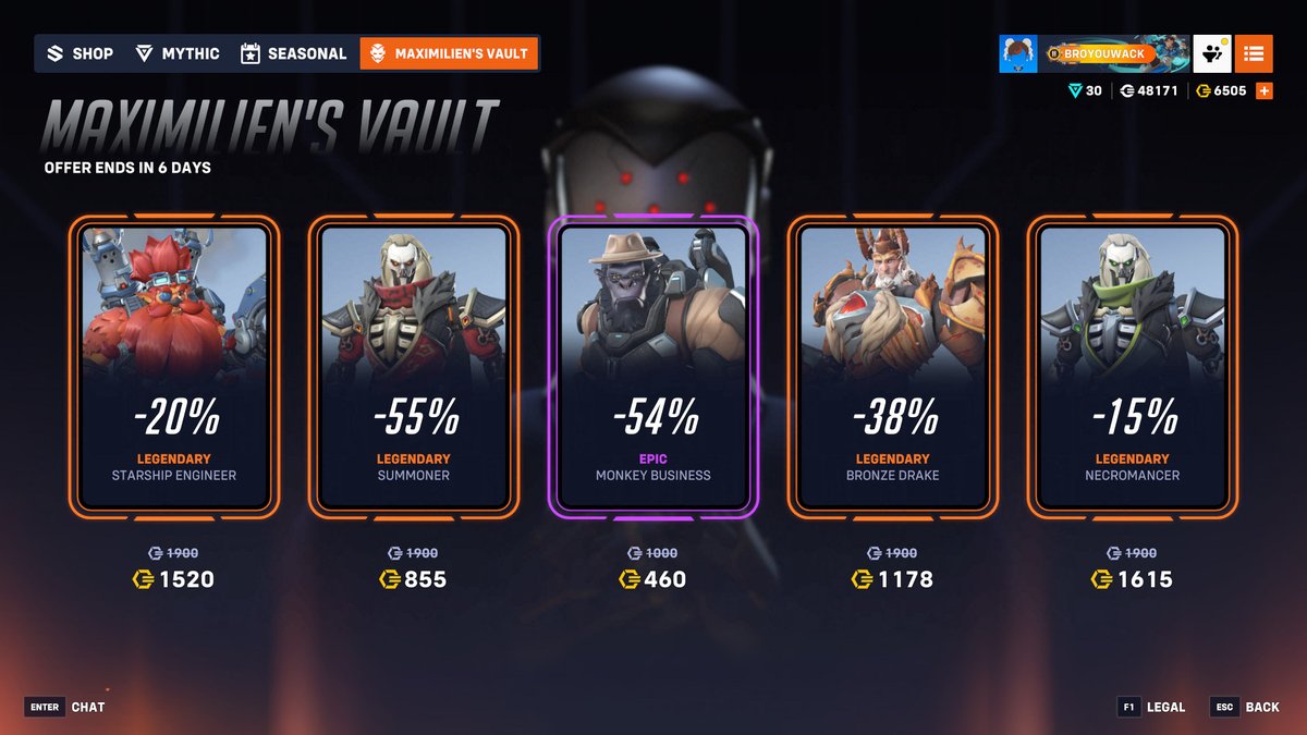 OVERWATCH GAMERS!

Maximilien's Vault is back in the shop, and I want YOU to reply to this tweet with your vault for a chance to appear in a future video!