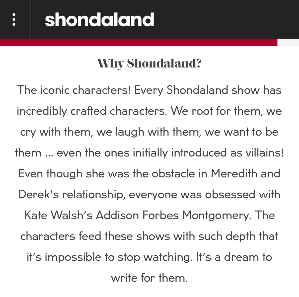 GreysTvNews's tweet image. 👀
Kate Walsh started following Meg Marinis (#GreysAnatomy showrunner) on Instagram.
Marinis recently shared that it’s a dream to write for characters like Addison Forbes Montgomery (Shondaland).
