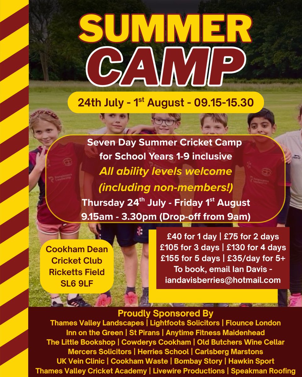 Cookham Dean CC tweet media