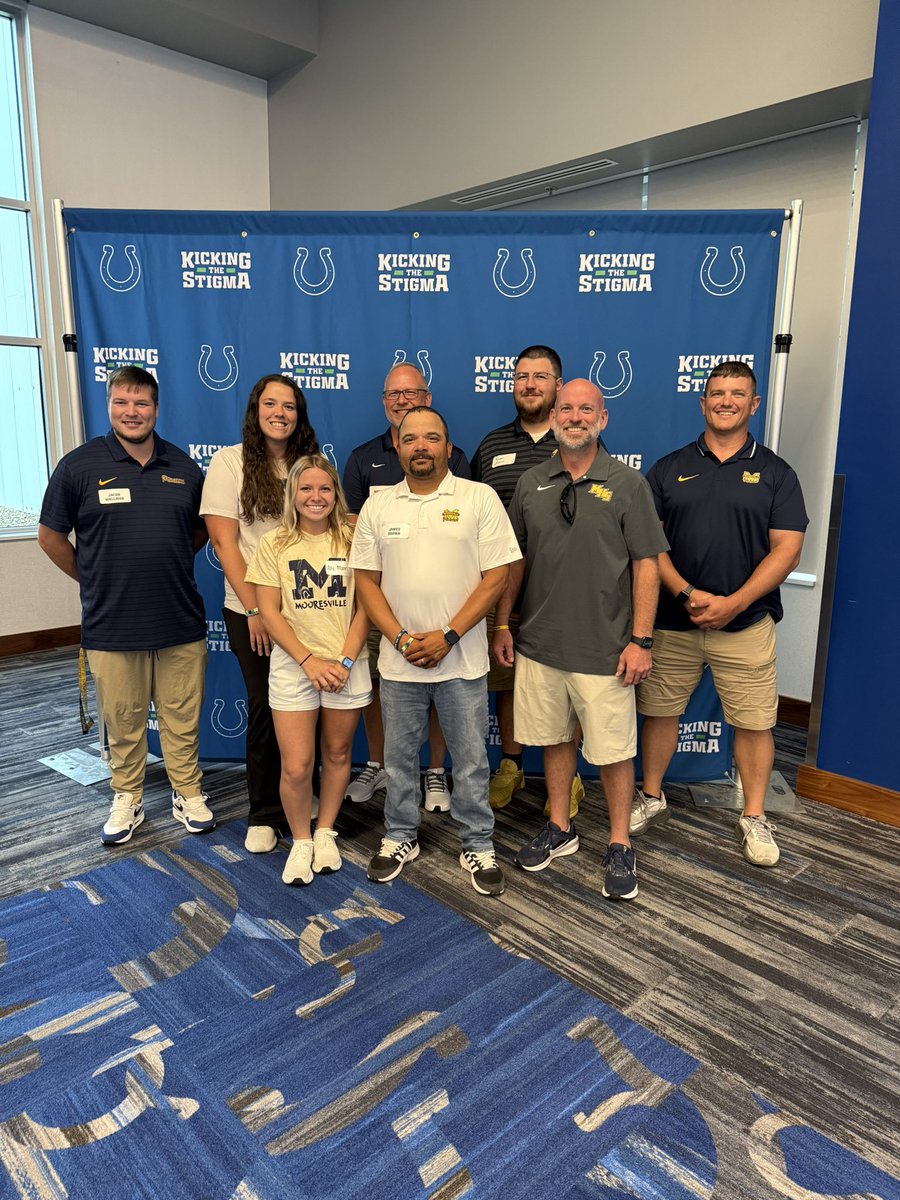 Was a great time at the <a href="/Colts/">Indianapolis Colts</a> Complex for some Mental Health Training for our Coaches with <a href="/MHCC_/">Mental Health Commission of Canada</a>!  #KickingtheStigma