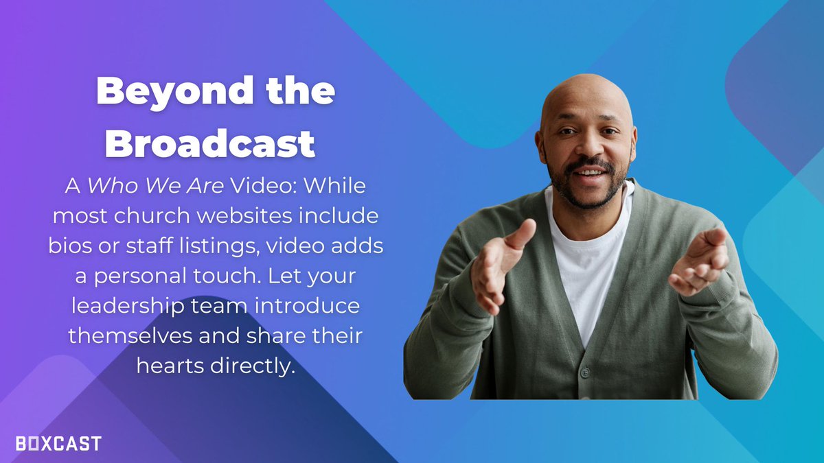 Having trouble keeping viewers engaged? Keep an eye out every Tuesday for the next few weeks as we share video ideas designed to help you connect beyond your Sunday morning broadcasts!