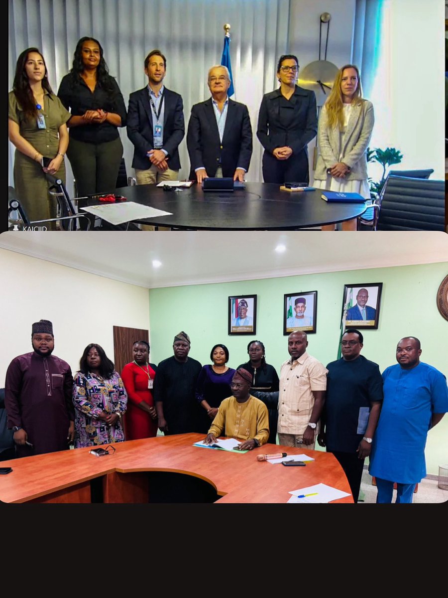 KAICIID's tweet image. At the end of June, KAICIID and Nigeria’s IPCR @IpcrNigeria renewed their #partnership to advance #peacebuilding and #interreligious #dialogue 🇳🇬
The agreement builds on years of cooperation to address religious tensions, promote social cohesion, and empower local actors.
Read…