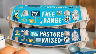 Exciting to see the first eggs go on sale in the US that don't involve the killing of day-old male chicks.

Nest Fresh's "humanely hatched" eggs come from hens hatched via in-ovo sexing.

France and Germany have now mostly ended chick killing; hopefully the US will soon too.